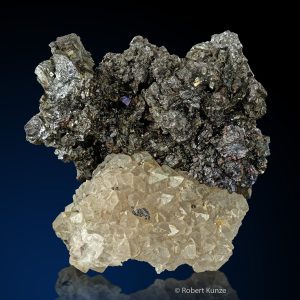 Pyrargyrite, Calcite St. Andreasberg, Harz mtn., Lower Saxony, Germany 5 x 5 x 3,5 cm