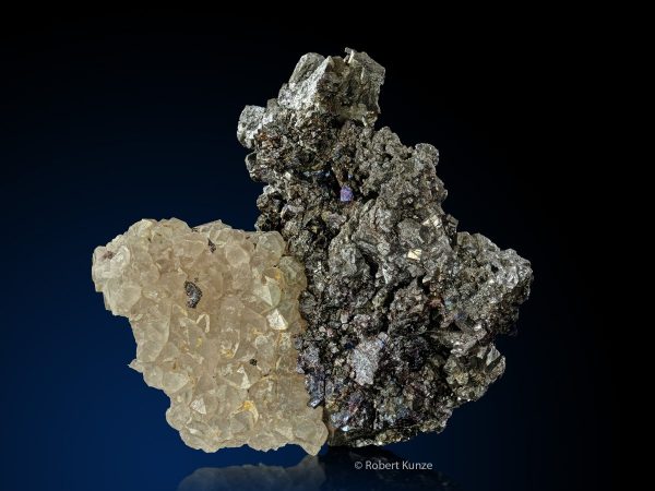 Pyrargyrite, Calcite St. Andreasberg, Harz mtn., Lower Saxony, Germany 5 x 5 x 3,5 cm